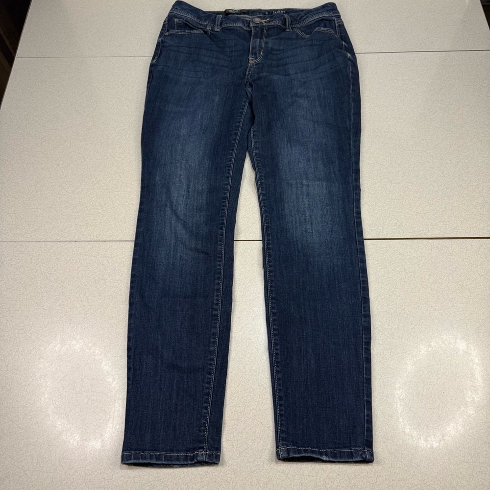 Simply Vera Vera Wang Dark Blue Straight Leg Jeans
